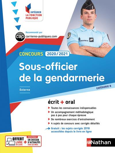 Concours sous-officier de la gendarmerie. Edition 2020-2021