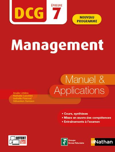 Management DCG 7. Manuel & Applications, Edition 2020
