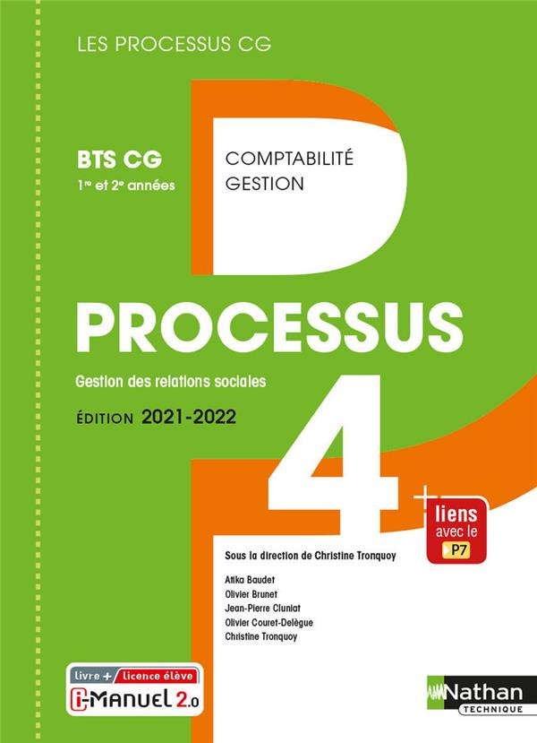 Processus 4 - BTS CG 1re et 2e années. Edition 2021