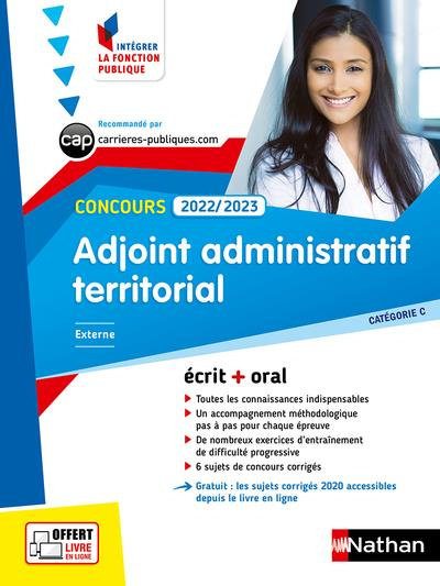Concours Adjoint administratif territorial externe, interne, 3e voie. Ecrit   oral Catégorie C, Edit