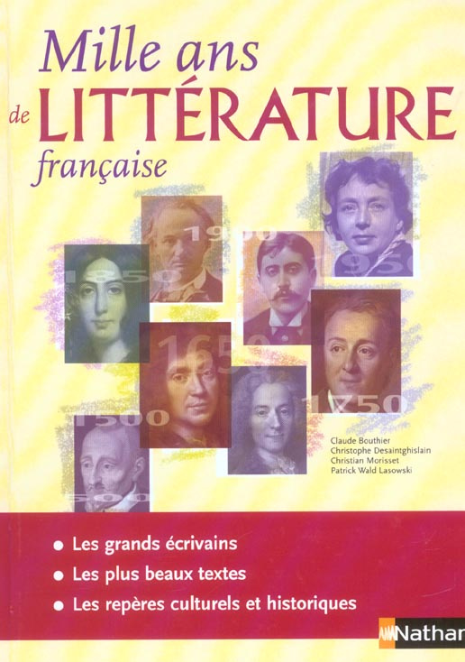 Mille ans de littérature française
