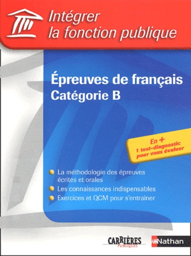 Epreuves de français Catégorie B