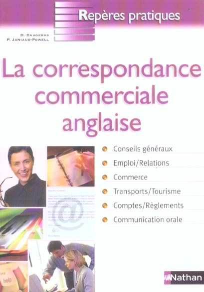 La correspondance commerciale anglaise