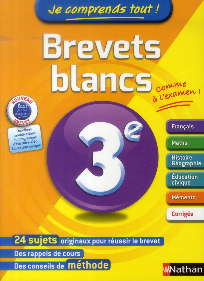Brevets blancs 3e