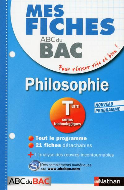 Philosophie Tle séries technologiques