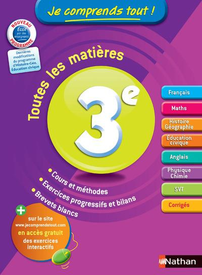 Toutes les matières 3e