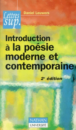 INTRODUCTION A LA POESIE MODERNE ET CONTEMPORAINE