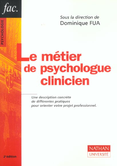 METIER DE PSYCHOLOGUE CLINICIEN