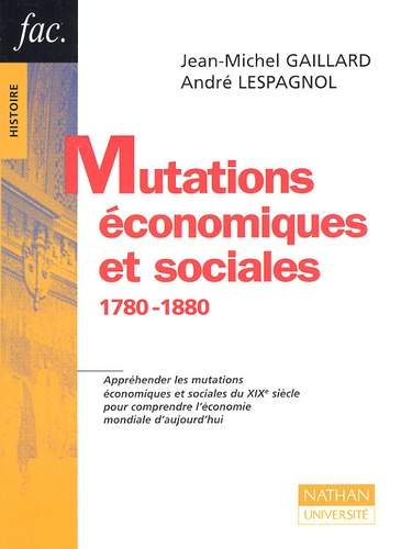 MUTATIONS ECONOMIQUES ET  SOCIALES