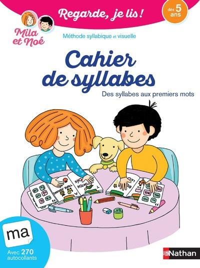 Cahier de syllabes dès 5 ans