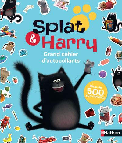 Grand cahier d'autocollants Splat & Harry
