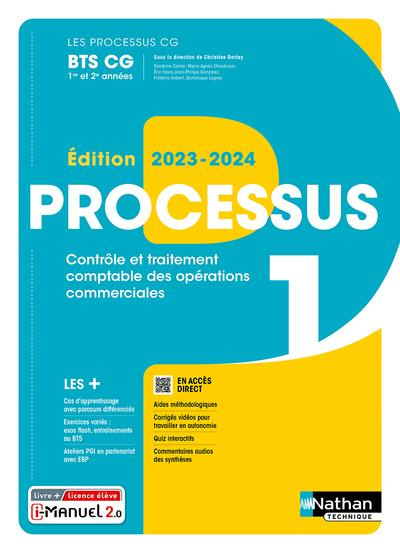BTS CG 1re et 2e années Processus 1. Edition 2023-2024