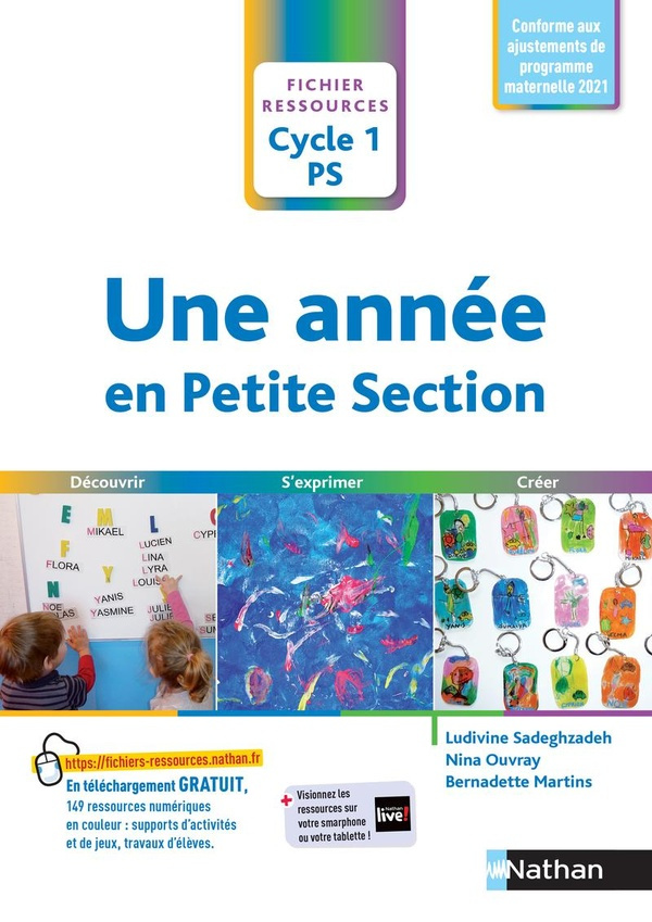 Une année en Petite Section. Fichier ressources Cycle 1 PS