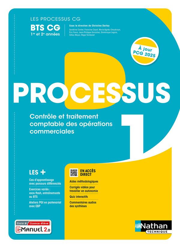 Processus 1 Contrôle et taitement comptable des opérations commerciales BTS CG 1e et 2e années. Manu
