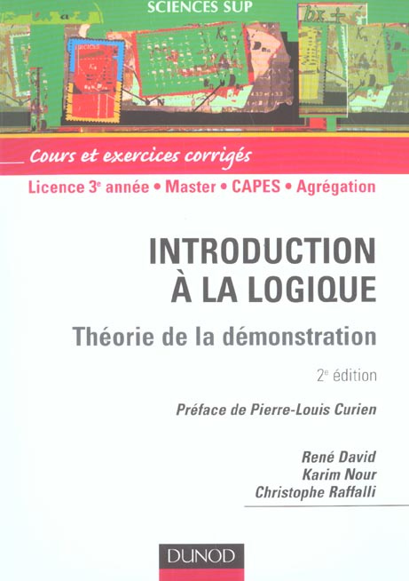Introduction à la logique. Théorie de la démonstration, 2e édition