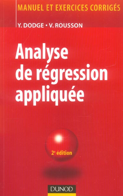 Analyse de régression appliquée. 2e édition