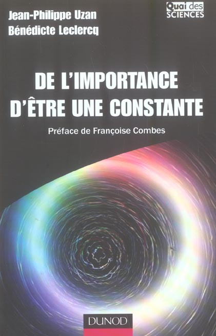 De l'importance d'être une constante