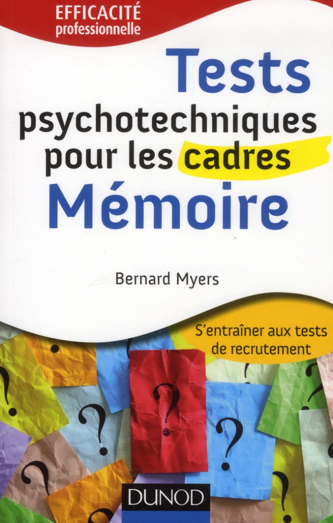 Tests psychotechniques pour les cadres : Mémoire