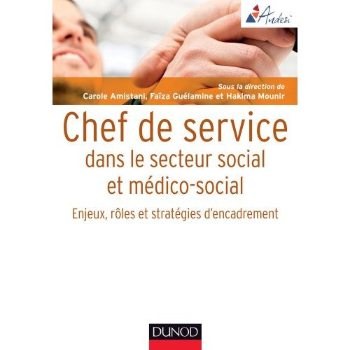 Chef de service dans le secteur social et médico-social. Enjeux, rôles et stratégies d'encadrement