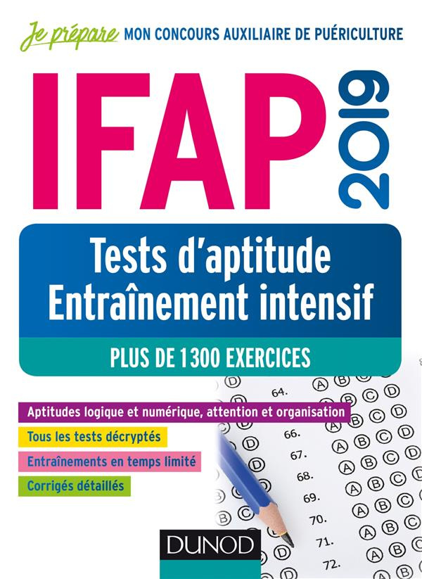 IFAP 2019  TESTS D'APTITUDE - ENTRAINEMENT INTENSIF - PLUS DE 1300 EXERCICES