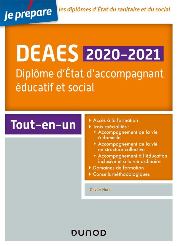 DEAES. Diplôme d'Etat d'accompagnant éducatif et social, Edition 2020-2021