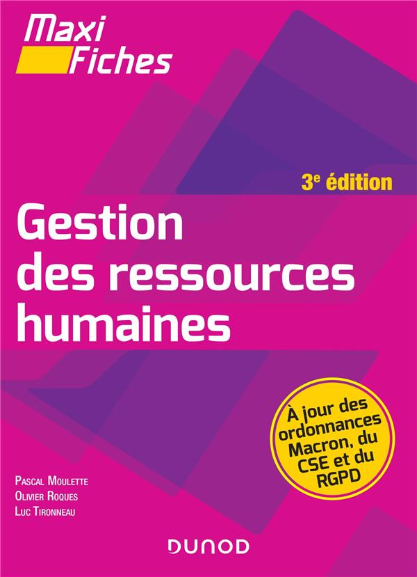 Gestion des ressources humaines. 3e édition