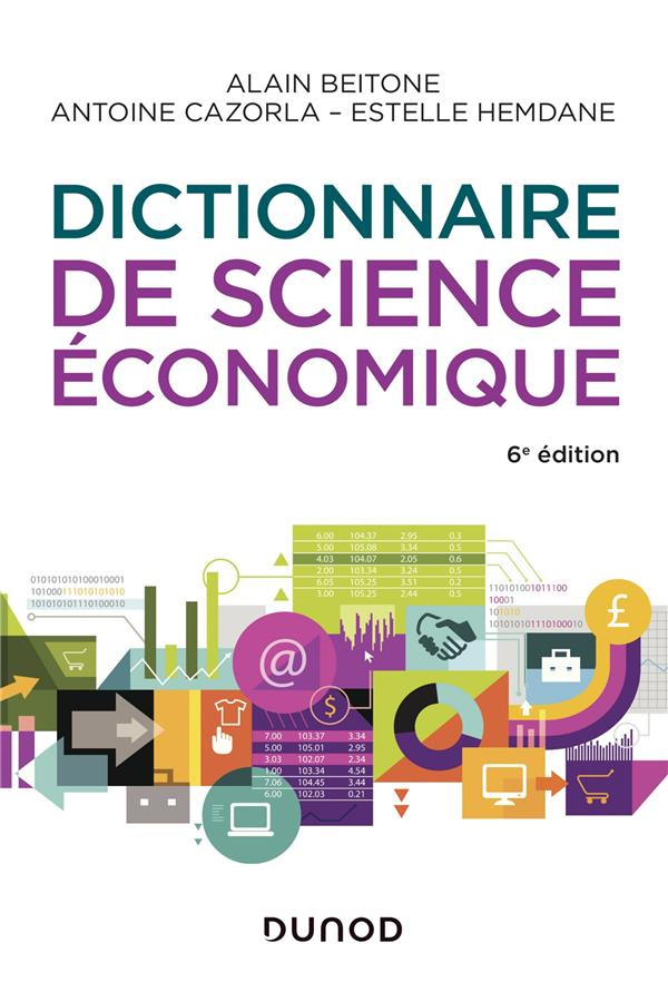 Dictionnaire de science économique. 6e édition