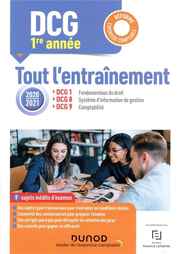 1re année DCG. Tout l'entraînement DCG 1, DCG 8, DCG 9, Edition 2020-2021
