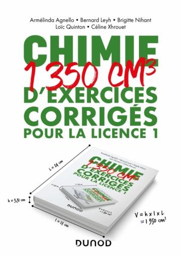 Chimie. 1350 cm3 d'exercices corrigés pour la Licence 1