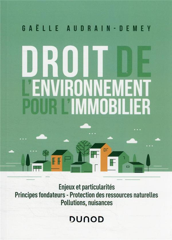 Droit de l'environnement pour l'immobilier