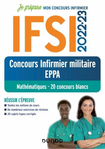 EPPA Concours Infirmier militaire. 20 concours blancs de Mathématiques, Edition 2022-2023