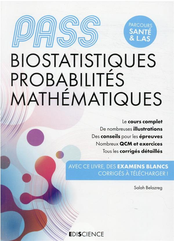 PASS Biostatistiques, Probabilités, Mathématiques. Parcours santé & L.AS
