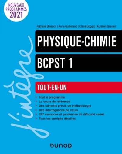 Physique-chimie BCPST 1. Tout-en-un