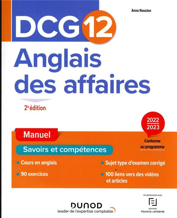 DCG 12 ANGLAIS DES AFFAIRES - MANUEL - 2E ED.