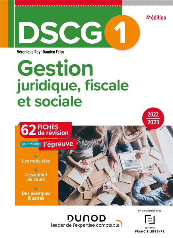 DSCG 1 Gestion juridique, fiscale et sociale. Fiches de révision, Edition 2022-2023
