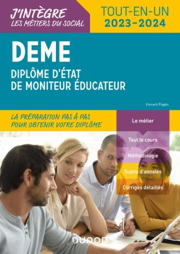 DEME, Diplôme d'état de moniteur éducateur. Tout-en-un, Edition 2023-2024