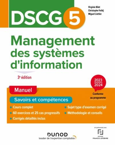 Management des systèmes d'information DSCG 5. Manuel, Edition 2023-2024