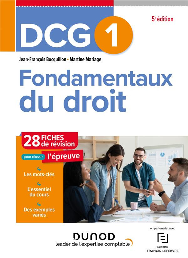 Fondamentaux du droit DCG 1. Fiches de révision, 4e édition