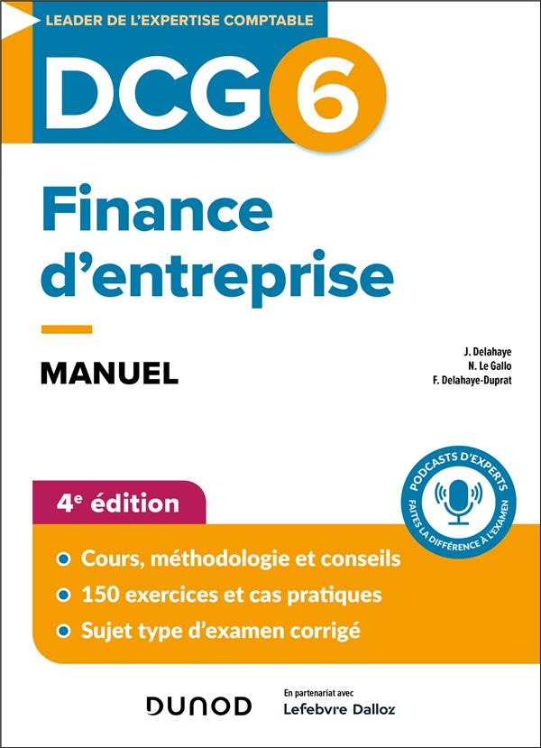 DCG 6 Finance d'entreprise