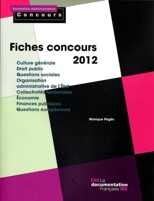 Fiches concours 2012