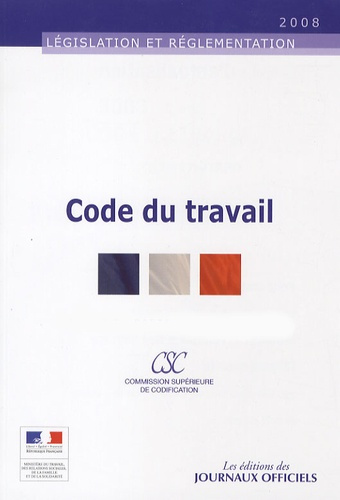 Code du travail. 3 volumes