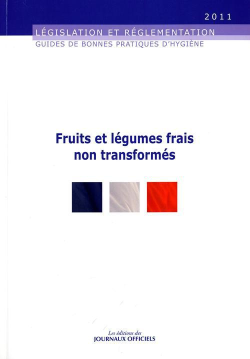 Fruits et légumes frais non transformés