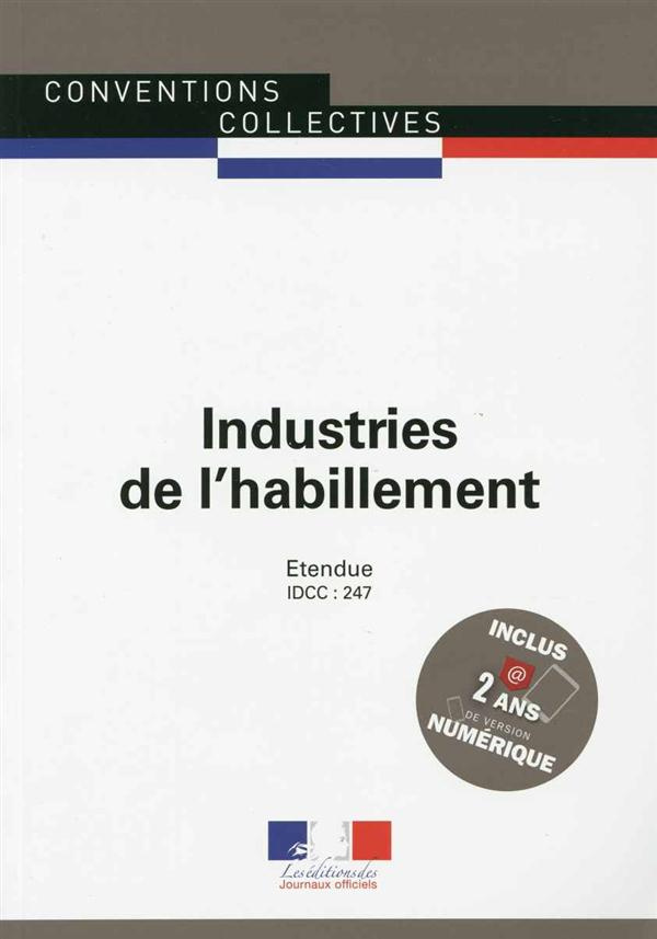 Industries de l'habillement. IDCC 247, 17e édition