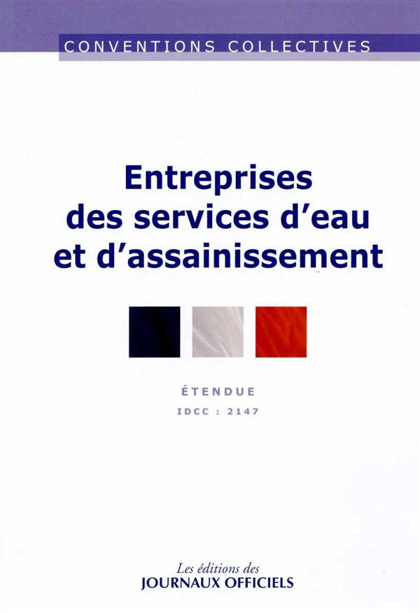 Entreprises des services d'eau et d'assainissement. IDCC 2147