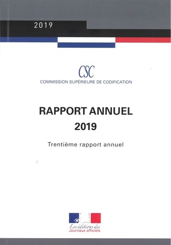 Commission supérieure de codification. Edition 2019