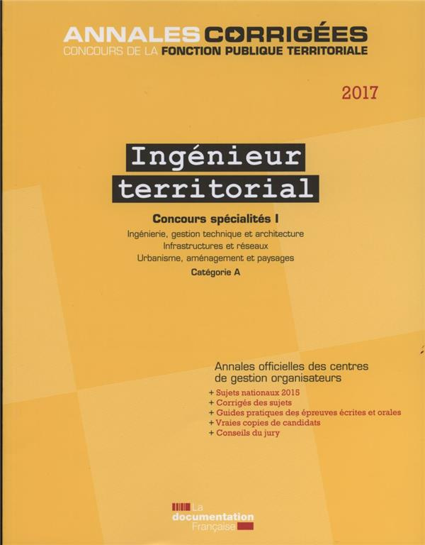 Ingénieur territorial concours spécialités. Tome 1, Ingénierie, gestion technique et architecture, i