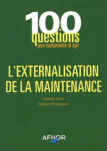 L'EXTERNALISATION DE LA MAINTENANCE