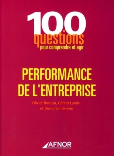 PERFORMANCE DE L'ENTREPRISE