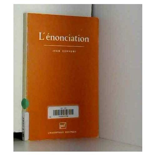 Enonciation (l')