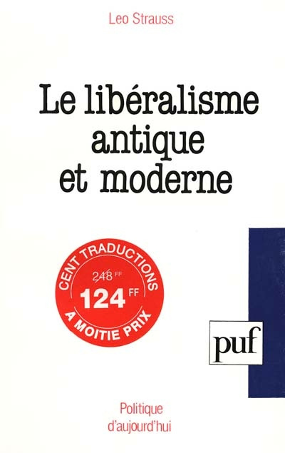 Le Libéralisme antique et moderne